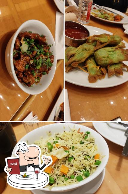 Food at Lotus Cafe