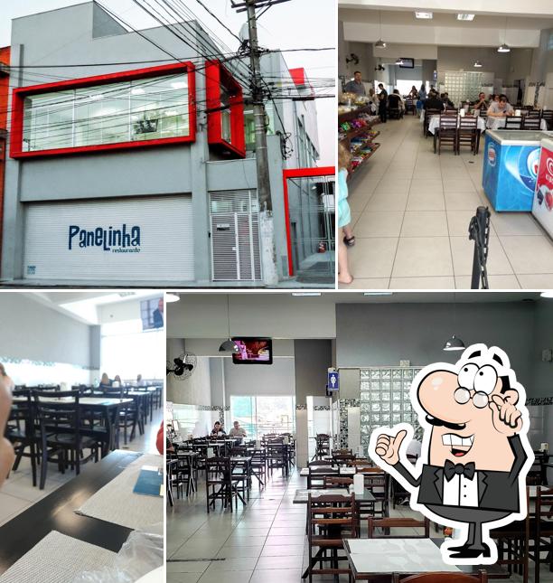 Sente em uma das mesas no Panelinha Restaurante