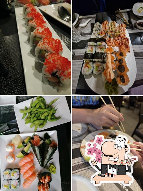 Prova le varie opzioni di sushi