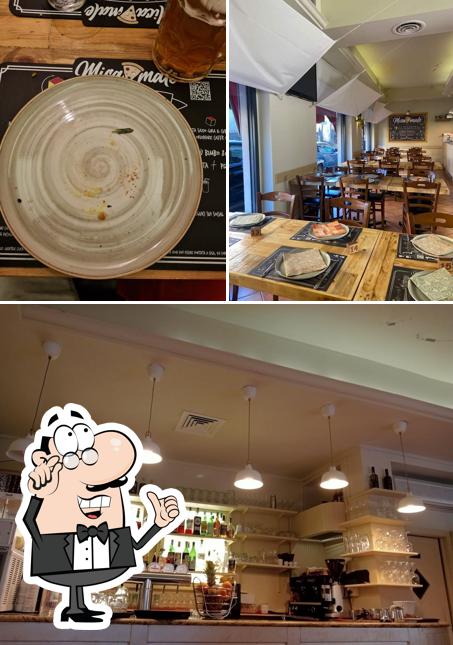 La immagine della interni e bevanda di Mica Male Pizzeria