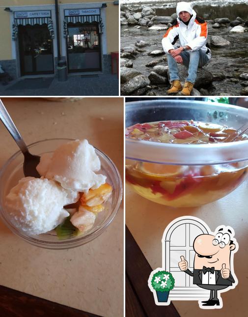 Tra le diverse cose da Bar Girotti Bareggio si possono trovare la esterno e cibo