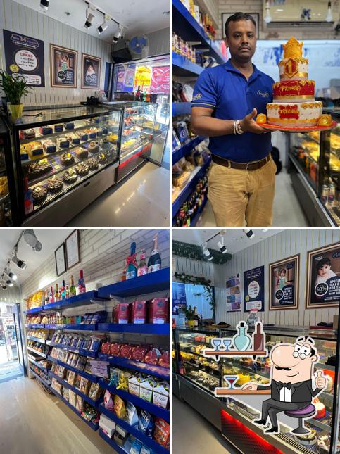 The interior of Souffle Cake Shop Badlapur Railway Station West