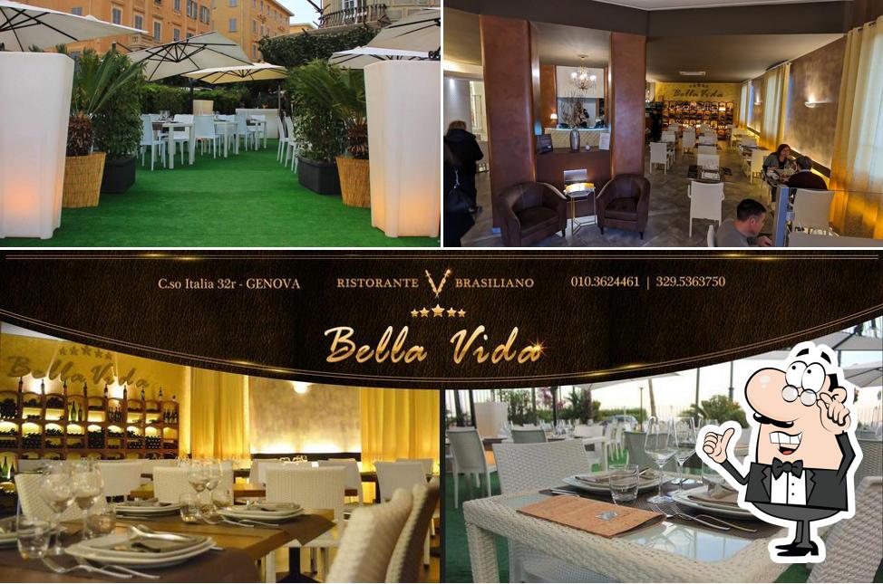 Dai un'occhiata agli interni di Bella Vida Ristorante Brasiliano sul mare