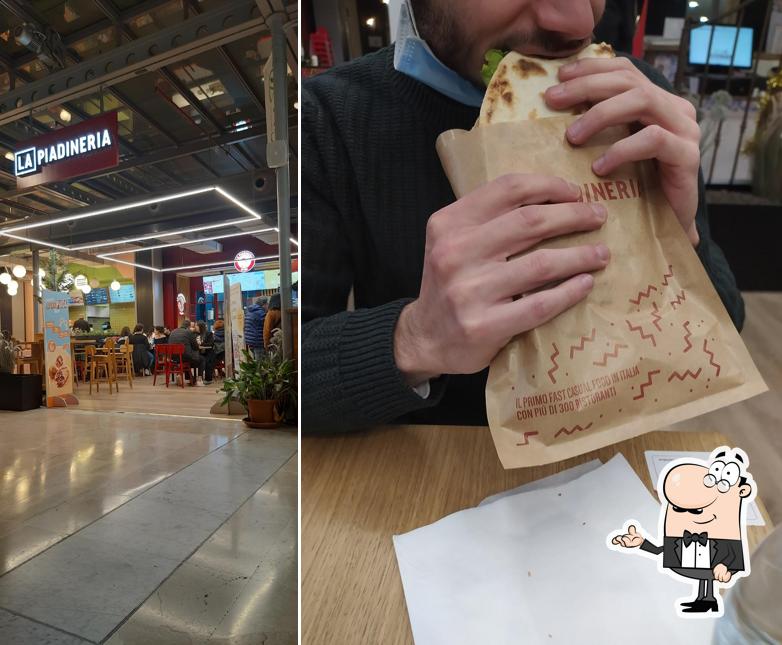 Gli interni di La Piadineria