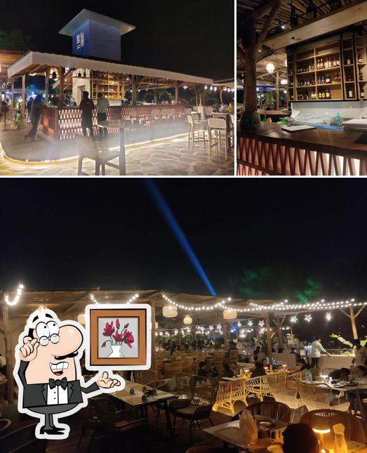 The interior of Ruby Bar & Cidade De Daman Beach Resort