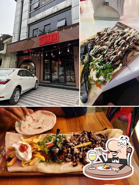 This is the picture displaying food and exterior at EatX- Grill. Wrap. Refresh