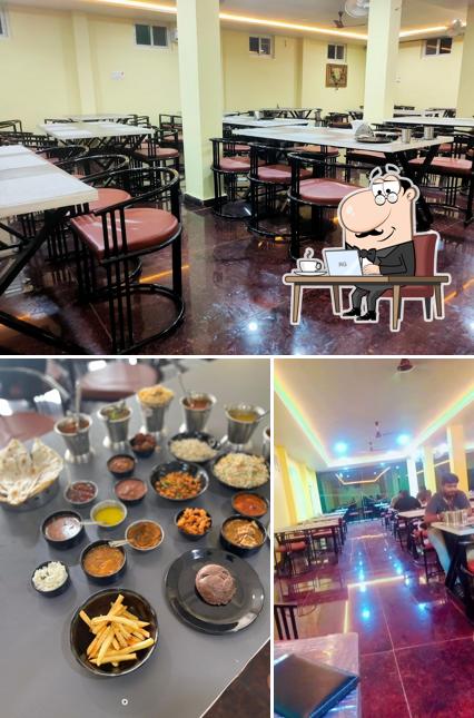 The interior of Bucket Biryani meal