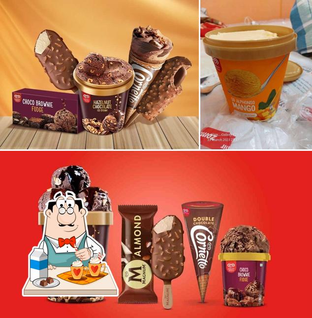 Enjoy a drink at Kwality Wall's Ice Cream And More