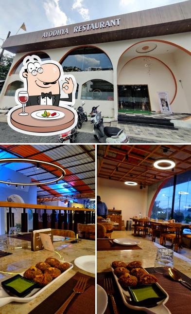 Among various things one can find food and exterior at Ayodhya Restaurant