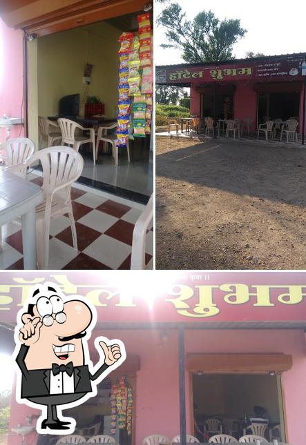 The interior of Hotel Shubham Family Restaurant