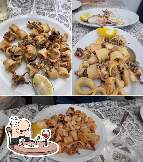 Fritto misto al La Trattoria Vecchia Conza