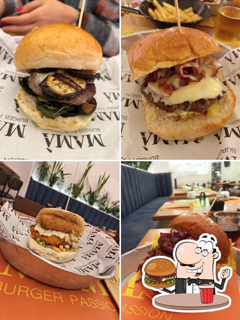 Mamà Burger Passion serve un'ampia quantità di opzioni per gli amanti dell'hamburger