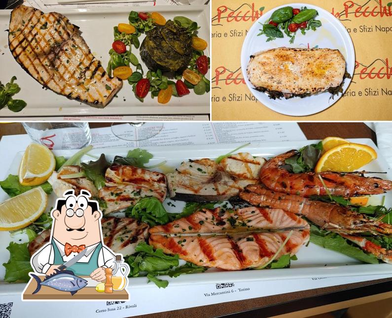 Salmone grigliato al Da Pecchia Pizza e Sfizi Napoletani