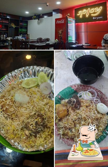 Spicy Biriyani is distinguished by food and interior