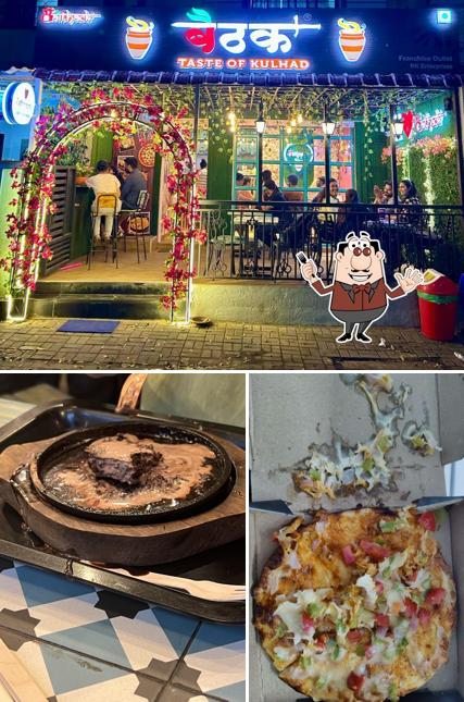 Among different things one can find food and interior at Baithack - Taste of Kulhad (Kothrud)