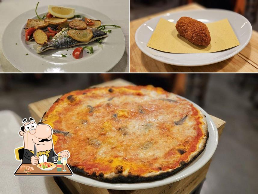 Platti al Da Romolo alla Mole Adriana