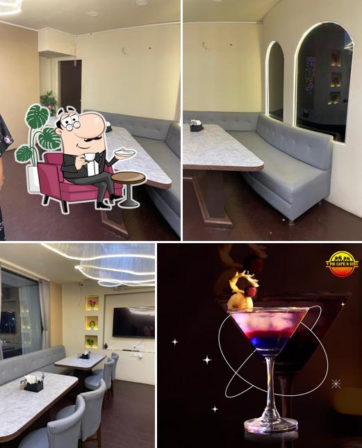 The interior of 7pm Cafe & Disc