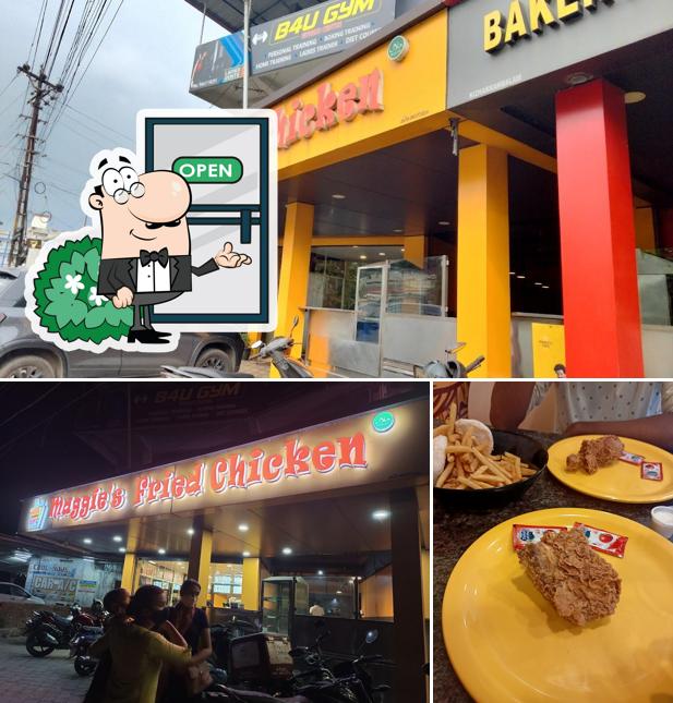 The exterior of Maggie s fried chicken