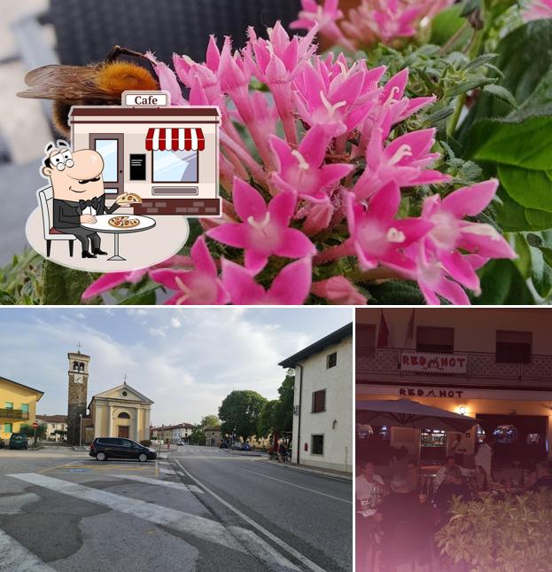Tra le diverse cose da RedHot si possono trovare la esterno e cibo