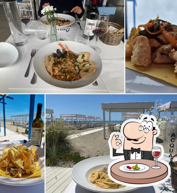 Cibo al Ristorante Acqua