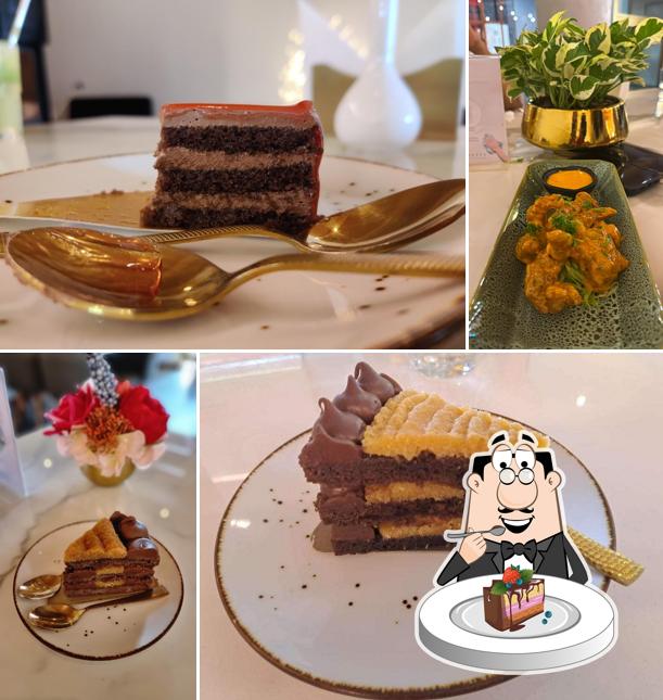 Chocolate cake at The Lillys