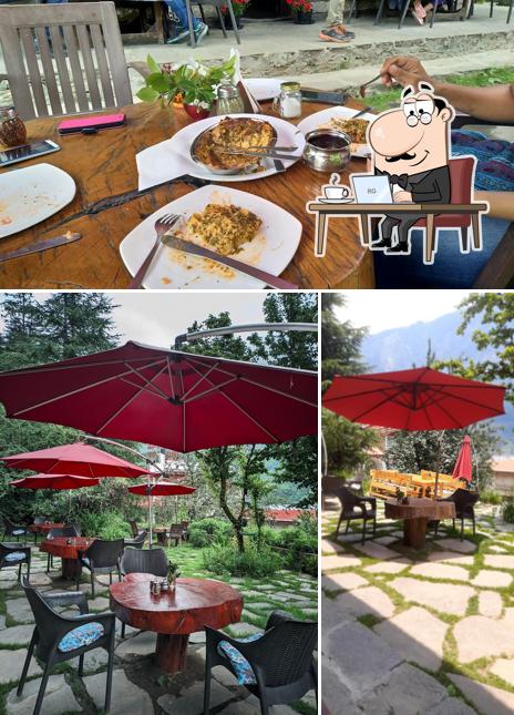 Take a seat at one of the tables at IL Forno