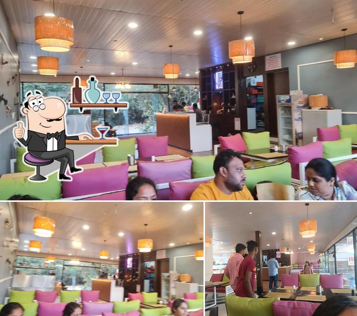 The interior of Balaji resto & stay