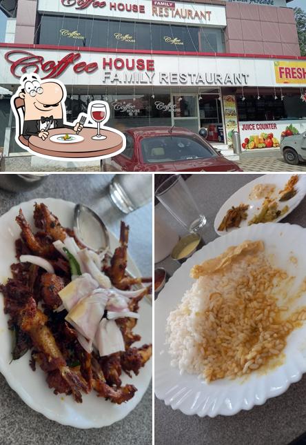 The photo of Coffee House Family Restaurant’s food and exterior