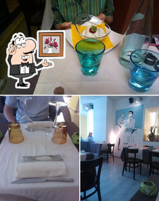Gli interni di Il Posto - cucina, vino ed eventuali