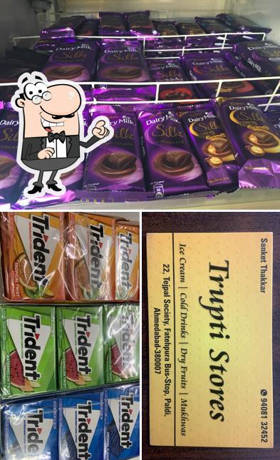 The interior of Trupti Stores