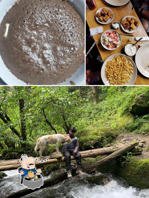 Food at Good Luck Pulga Guest house & Restaurant