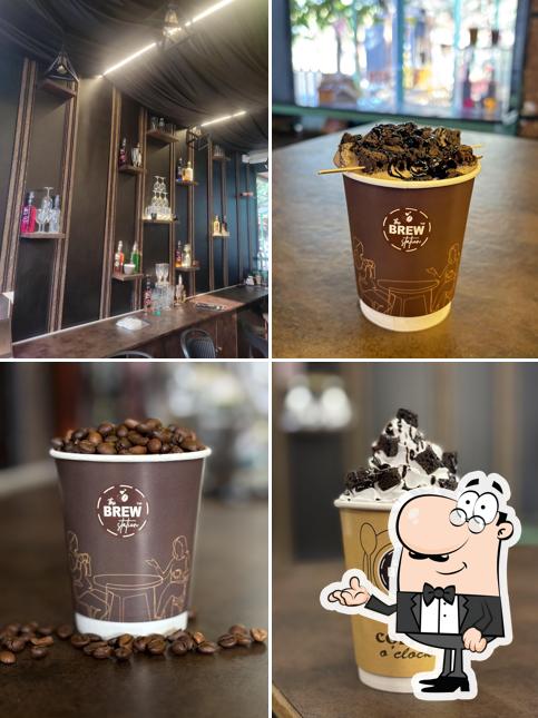 The interior of The Brew Station
