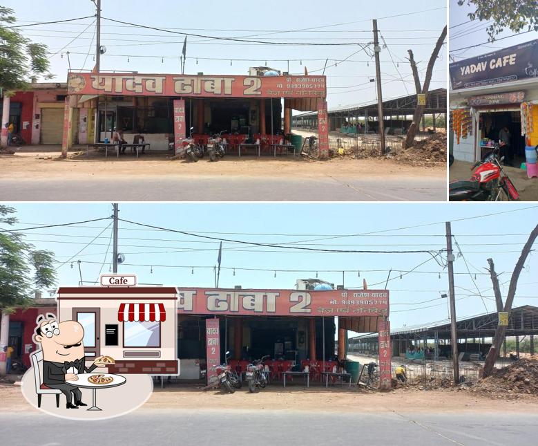 The exterior of Yadav Dhaba 2 Galla Mandi