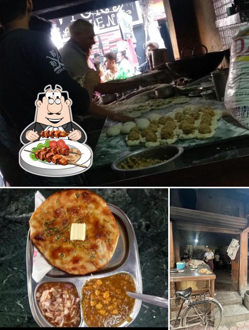 Among various things one can find food and exterior at Harbans Lal Kulcha Shop