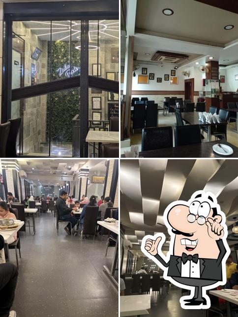 The interior of Zaika Foods