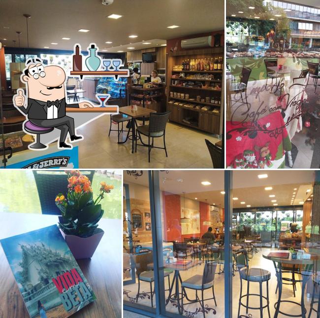 Veja imagens do interior do Empório Café com Viagem