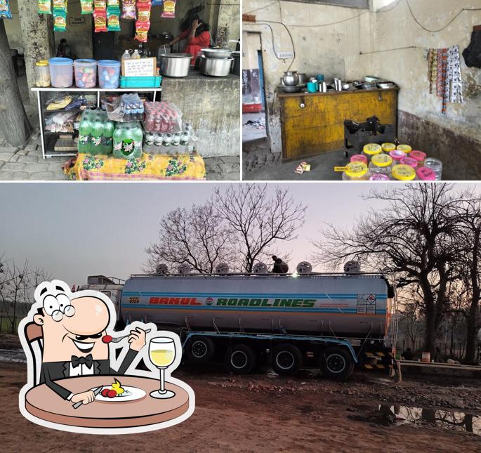 The photo of food and exterior at PUNJABI DHABA