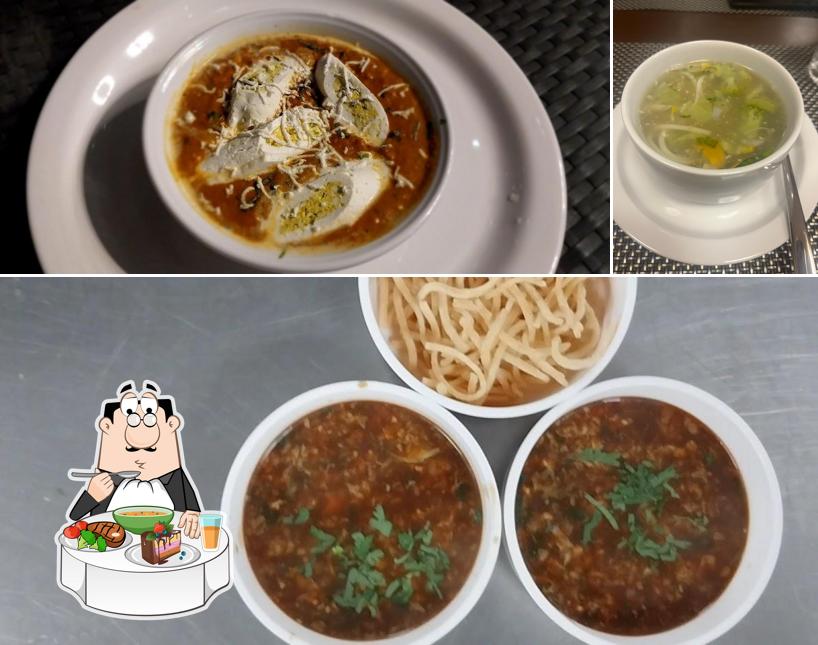 Hot and sour soup at Aswaad - Hotel Grand Visava