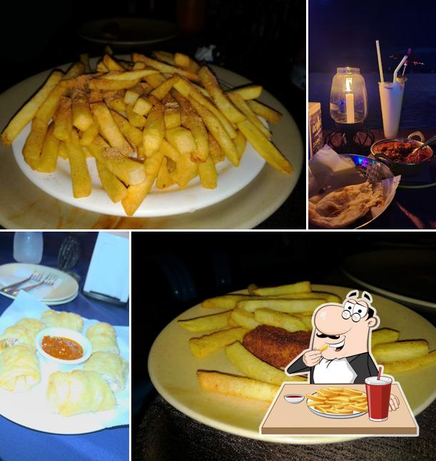 French fries at Cafe Oceanic Beach Shack