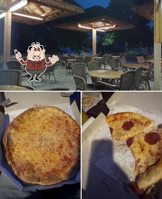 La foto di cibo e interni da Kapitan Bar Pizzéria