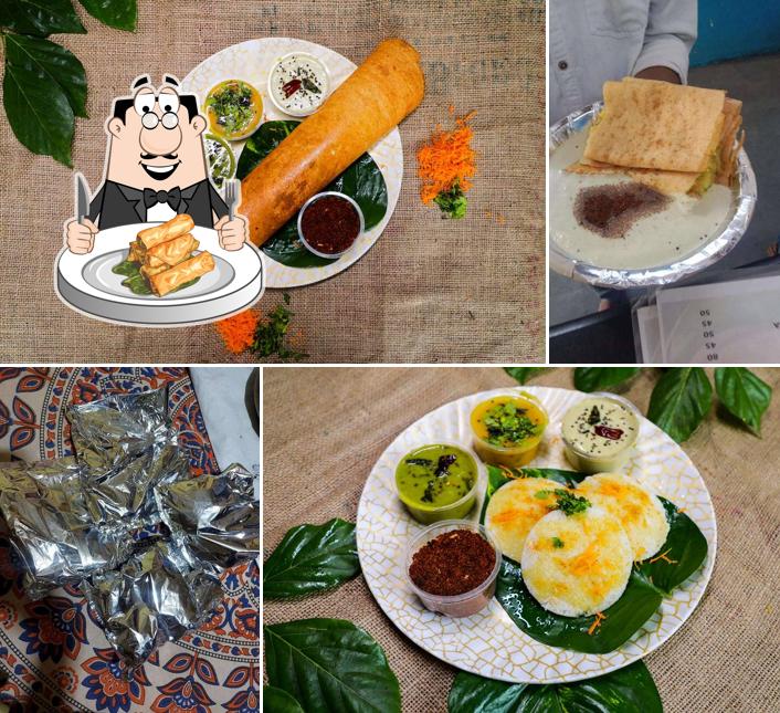 Spring rolls at Ravi Tiffins