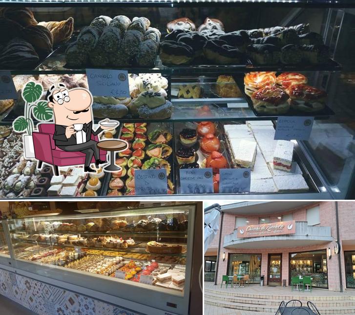 Gli interni di Chicchi di Zucchero pasticceria, gelateria, caffetteria