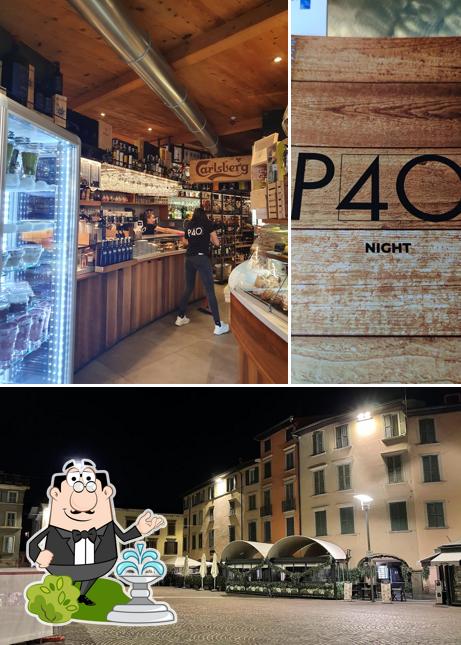 Puoi goderti l'aria fresca da seduto all'esterno di P40 Lounge Bar