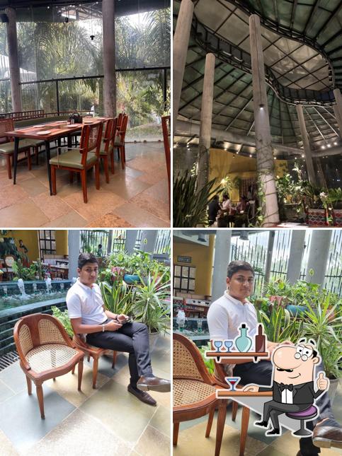 Take a seat at one of the tables at La Mensa Multi Cuisine