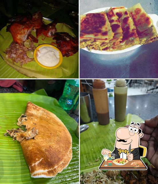 Food at Madurai Sri Muniyandi vilas