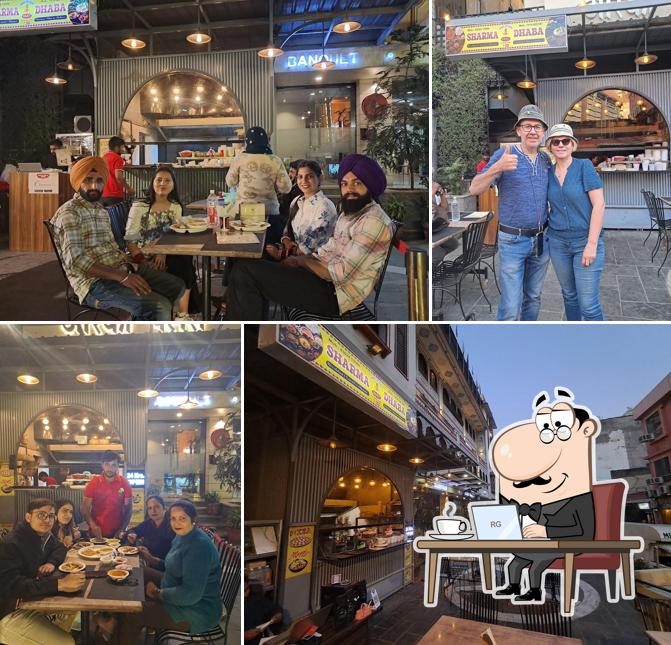 The interior of SHARMA DHABA 24×7