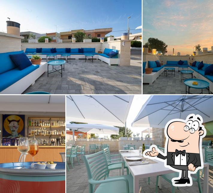 Gli interni di Brasa