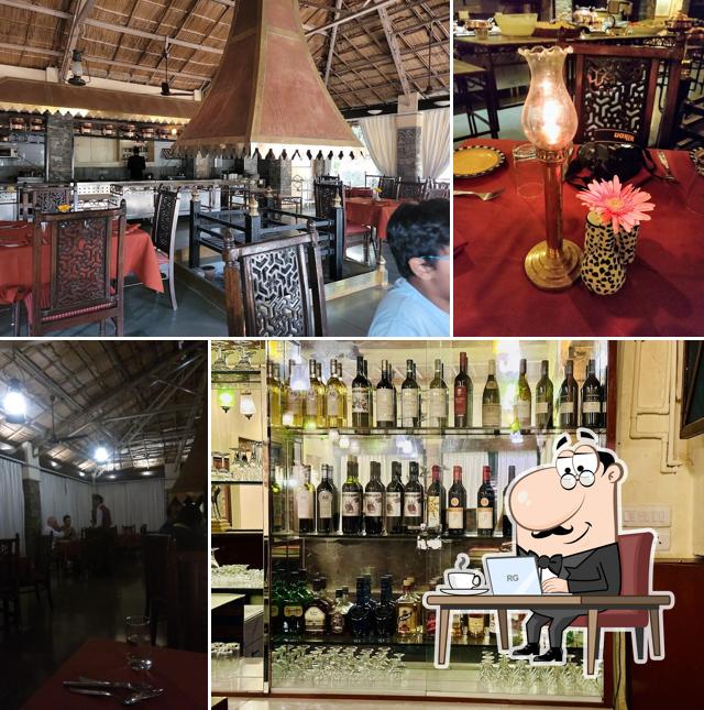 The interior of Chowka Restaurant
