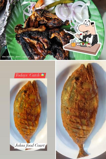 Food at Johns Food Court /Arabic Restaurant