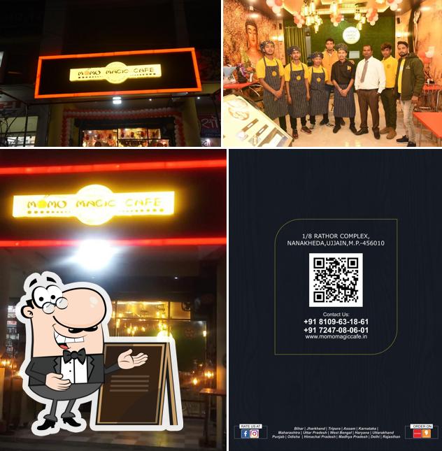 The exterior of Momo Magic Cafe